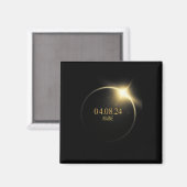 Totality 太陽の Eclipse 2024 4.08.24アクセサリ マグネット (正面/裏面)