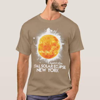 Totality New York 2024トータル太陽のEclipse America Tシャツ