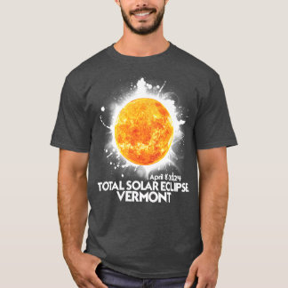 Totality VERMONT 2024 American Total Solar Eclipse Tシャツ