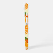 Totally a-pee-ling orange pattern iPhone 16ケース (左側面)