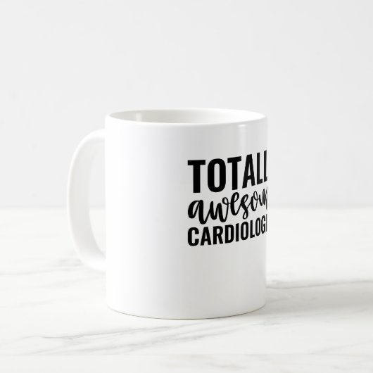 Totally Awesome Cardiologist コーヒーマグカップ (正面左)