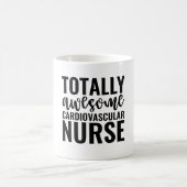 Totally Awesome Cardiovascular Nurse コーヒーマグカップ (中央)