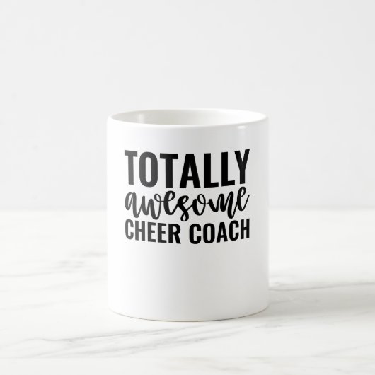 Totally Awesome Cheer Coach コーヒーマグカップ (中央)