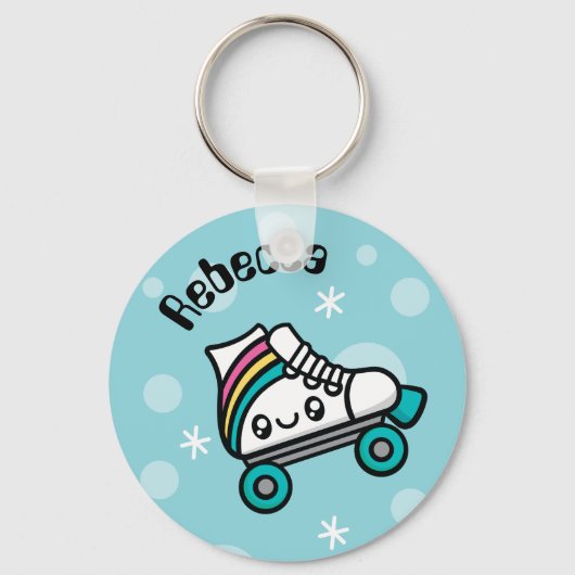 Totally Cute Doodles Roller Skate keychain キーホルダー (正面)