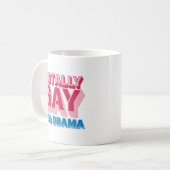Totally Gay for Obama -.png コーヒーマグカップ (正面左)