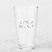 Totally Going Places Sarcastic Pint Glass タンブラーグラス (裏面)