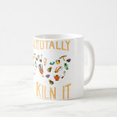 Totally Kiln It Pottery Artist Lover Of Pottery コーヒーマグカップ (正面右)