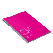 Totally Not My Murder Notebook – Funny Dark Humor  ノートブック (右側)