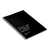 Totally Not My Murder Notebook – Funny Dark Humor  ノートブック (右側)