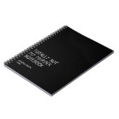 Totally Not My Murder Notebook – Funny Dark Humor  ノートブック (左側)