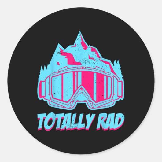 Totally Rad  ラウンドシール (正面)