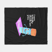 Totally Stuck On You Bold Romantic Style  フリースブランケット (正面(横))