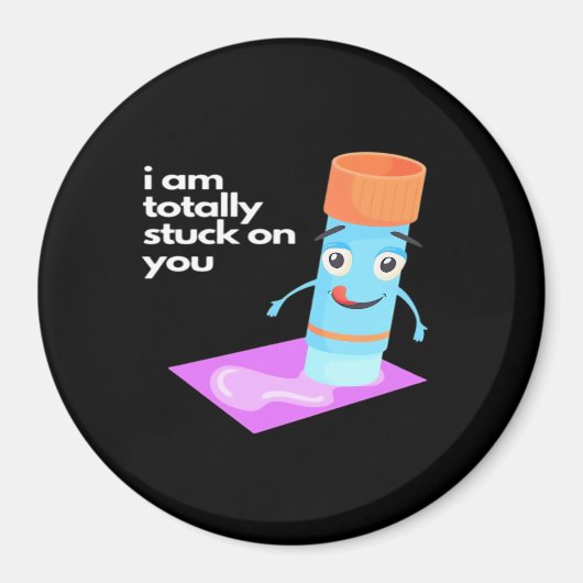 Totally Stuck On You Bold Romantic Style  マグネット (正面)