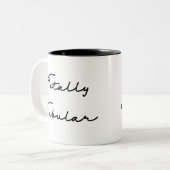 Totally Tubular Quote ツートーンマグカップ (正面左)