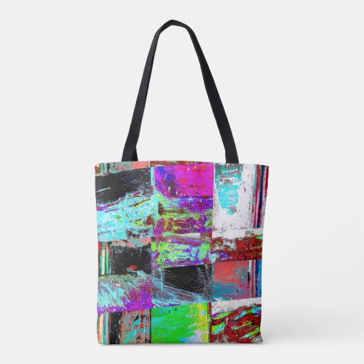 Tote – Abstract Grid トートバッグ (裏面)