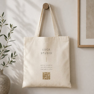 Tote Bag カスタムQRコード ビジネス ロゴ トートバッグ
