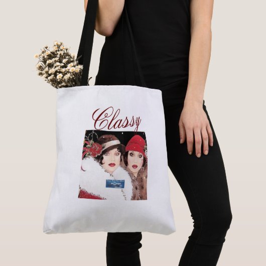 Tote Bag 4 Burg(Winter Red 3) RFPMDesigns 2024 トートバッグ (クローズアップ)