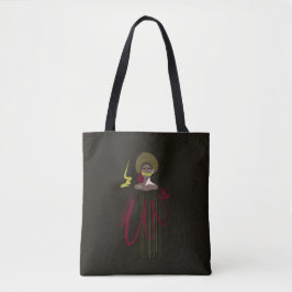 Tote bag abstract "Black Magic Girl" トートバッグ