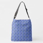 Tote Bag (ao) - 青いリングが絡み合う クロスボディバッグ (裏面)