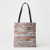 Tote Bag (ao) - Distressed Red Bricks トートバッグ (正面)