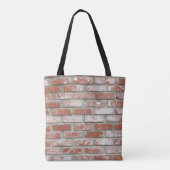 Tote Bag (ao) - Distressed Red Bricks トートバッグ (裏面)