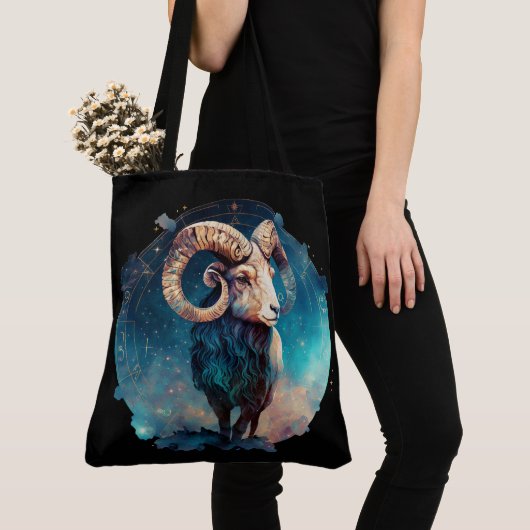 Tote Bag Aries Zodiac sign トートバッグ (クローズアップ)
