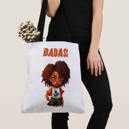 Tote Bag BADASS トートバッグ (クローズアップ)