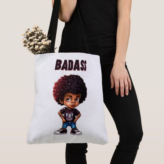 Tote Bag BADASS トートバッグ (クローズアップ)