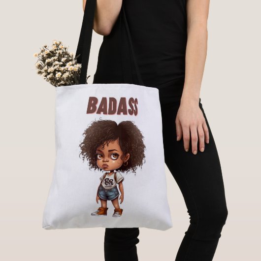 Tote Bag BADASS トートバッグ (クローズアップ)