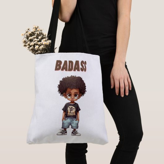 Tote Bag BADASS トートバッグ (クローズアップ)