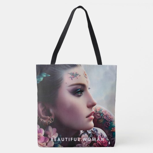 Tote Bag beautiful woman トートバッグ (正面)