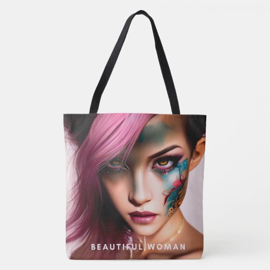 Tote Bag beautiful woman トートバッグ (正面)