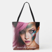 Tote Bag beautiful woman トートバッグ (裏面)