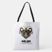 Tote Bag Bélier トートバッグ (正面)