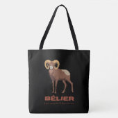 Tote Bag Bélier トートバッグ (正面)
