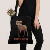 Tote Bag Bélier トートバッグ (クローズアップ)