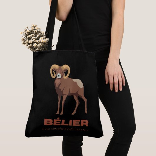 Tote Bag Bélier トートバッグ (クローズアップ)