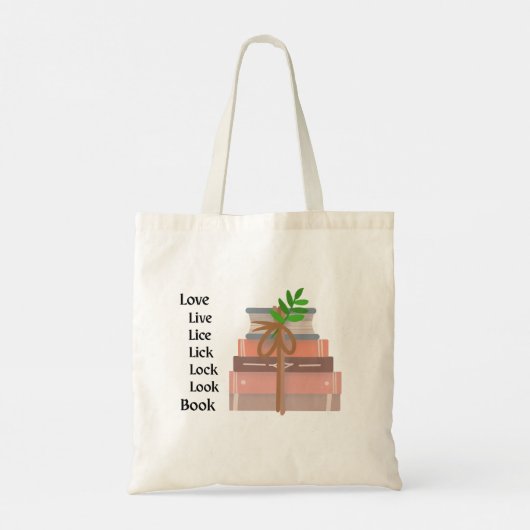 Tote Bag - Bookworm Gift トートバッグ (裏面)