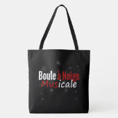 Tote Bag Boule à neige musicale トートバッグ (正面)
