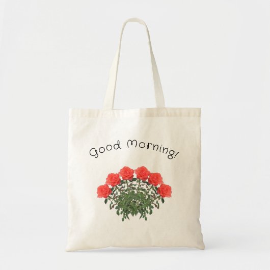 Tote Bag - Bouquet of Pink Roses トートバッグ (正面)