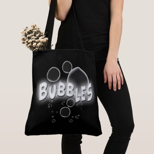 Tote Bag Bubbles トートバッグ (クローズアップ)
