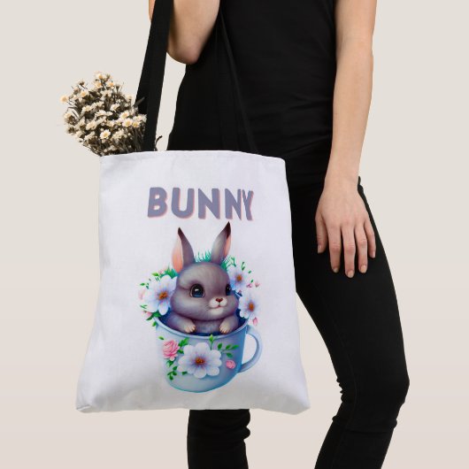 Tote Bag Bunny トートバッグ (クローズアップ)