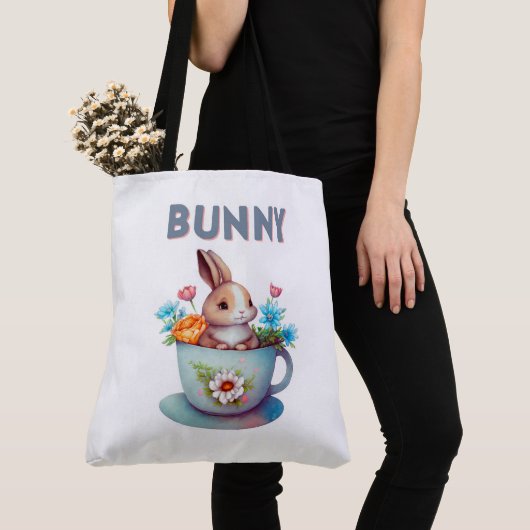 Tote Bag Bunny トートバッグ (クローズアップ)
