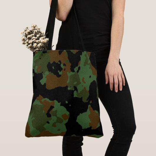 Tote Bag camouflage army トートバッグ (クローズアップ)