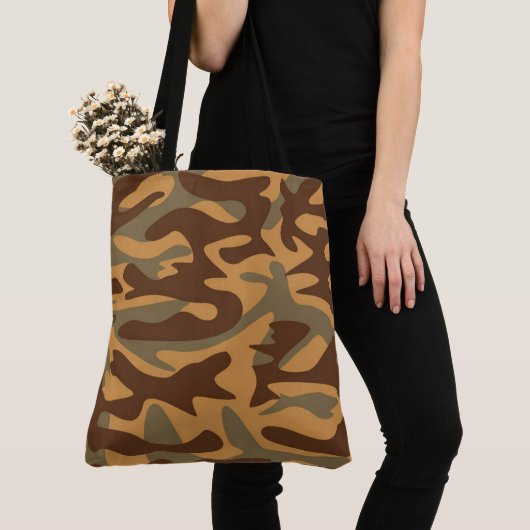 Tote Bag camouflage army トートバッグ (クローズアップ)