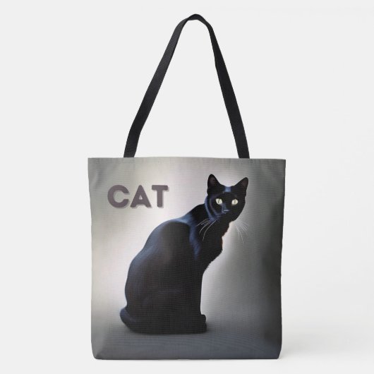 Tote Bag cat トートバッグ (正面)