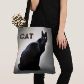 Tote Bag cat トートバッグ (クローズアップ)