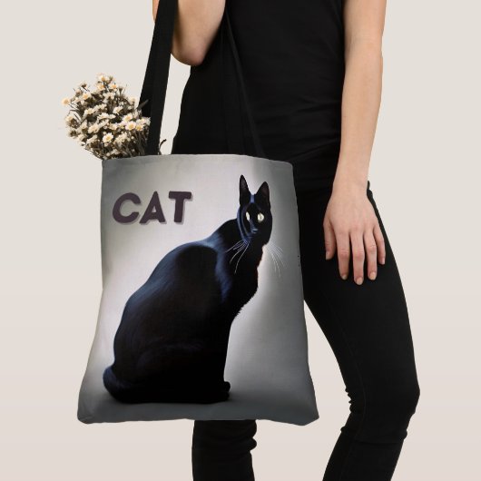 Tote Bag cat トートバッグ (クローズアップ)