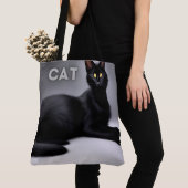 Tote Bag cat トートバッグ (クローズアップ)