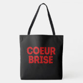 Tote Bag Coeur Brisé トートバッグ (正面)